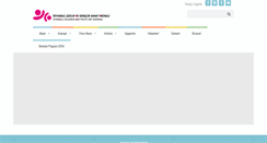Desktop Screenshot of cocukgenclikbienal.org